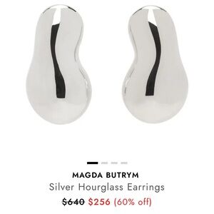 Magda Butrym Shiny Silver Earrings